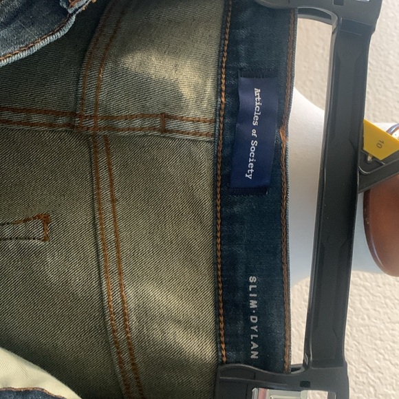 Article of society Women's wide bell Blue Jeans - Picture 5 of 7